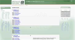Desktop Screenshot of human-study.info