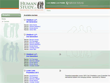 Tablet Screenshot of human-study.info